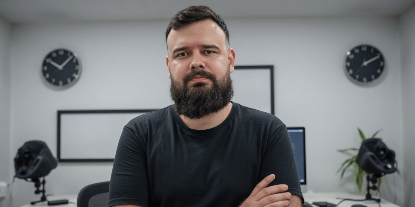 Eduardo Campos como mentor da RD Station, cercado por elementos visuais de marketing e CRM